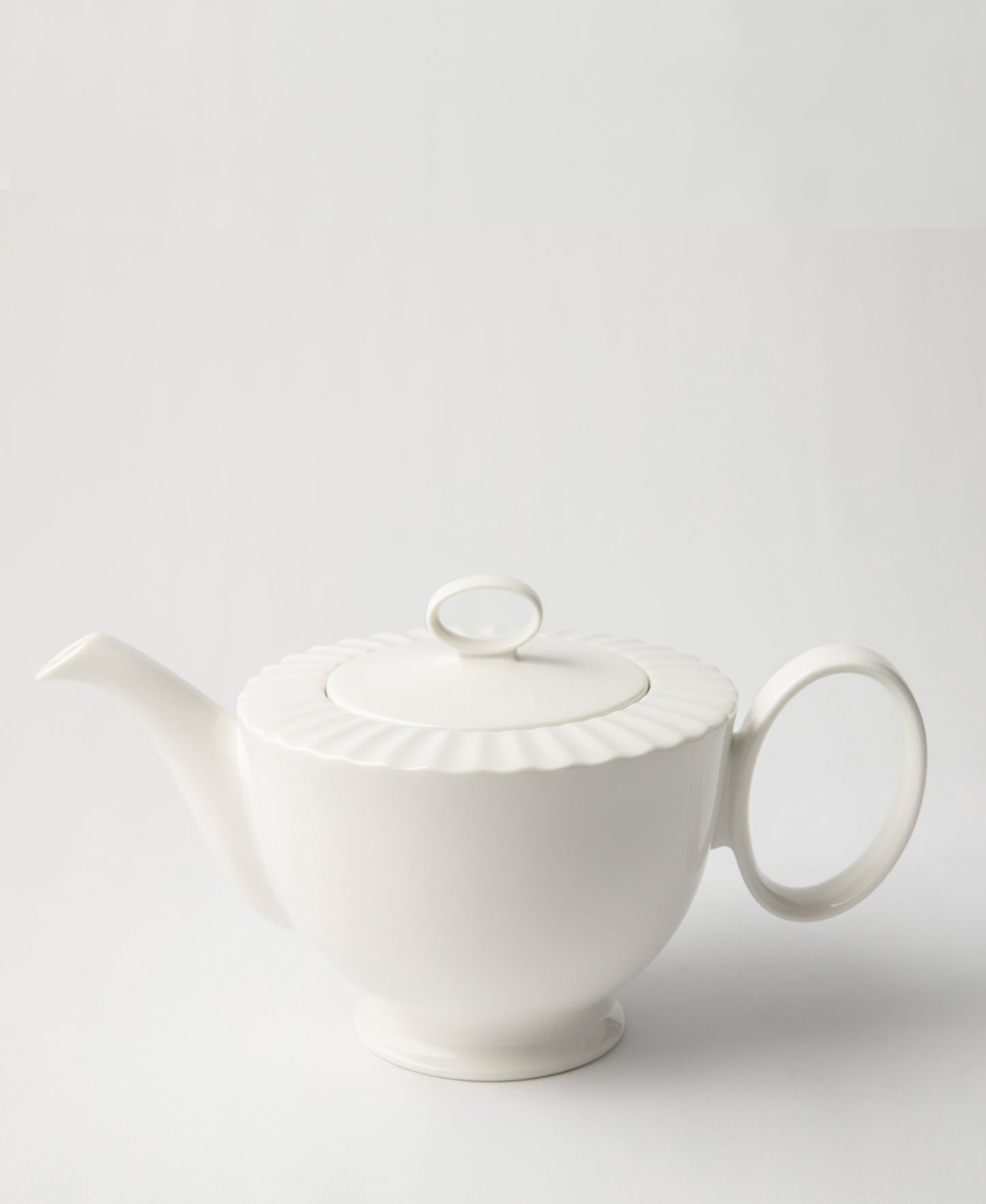Jenna Clifford Tea Pot 1200ml - White