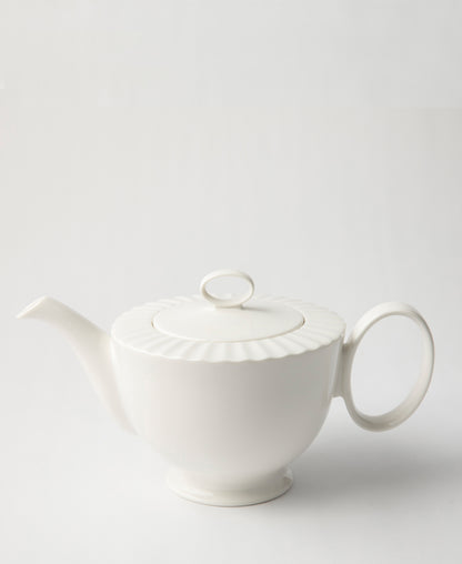 Jenna Clifford Tea Pot 1200ml - White