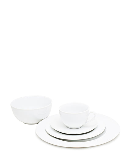 Eetrite Rim Dinner Set 20 Piece - White