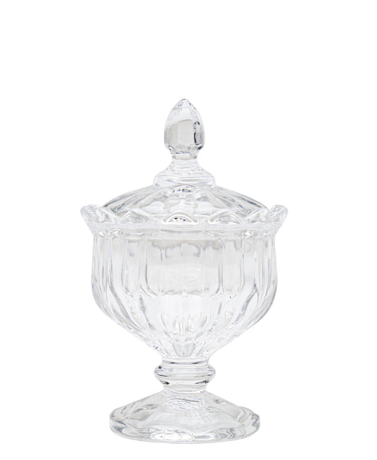 Kitchen Life Candy Footed Jar - Clear
