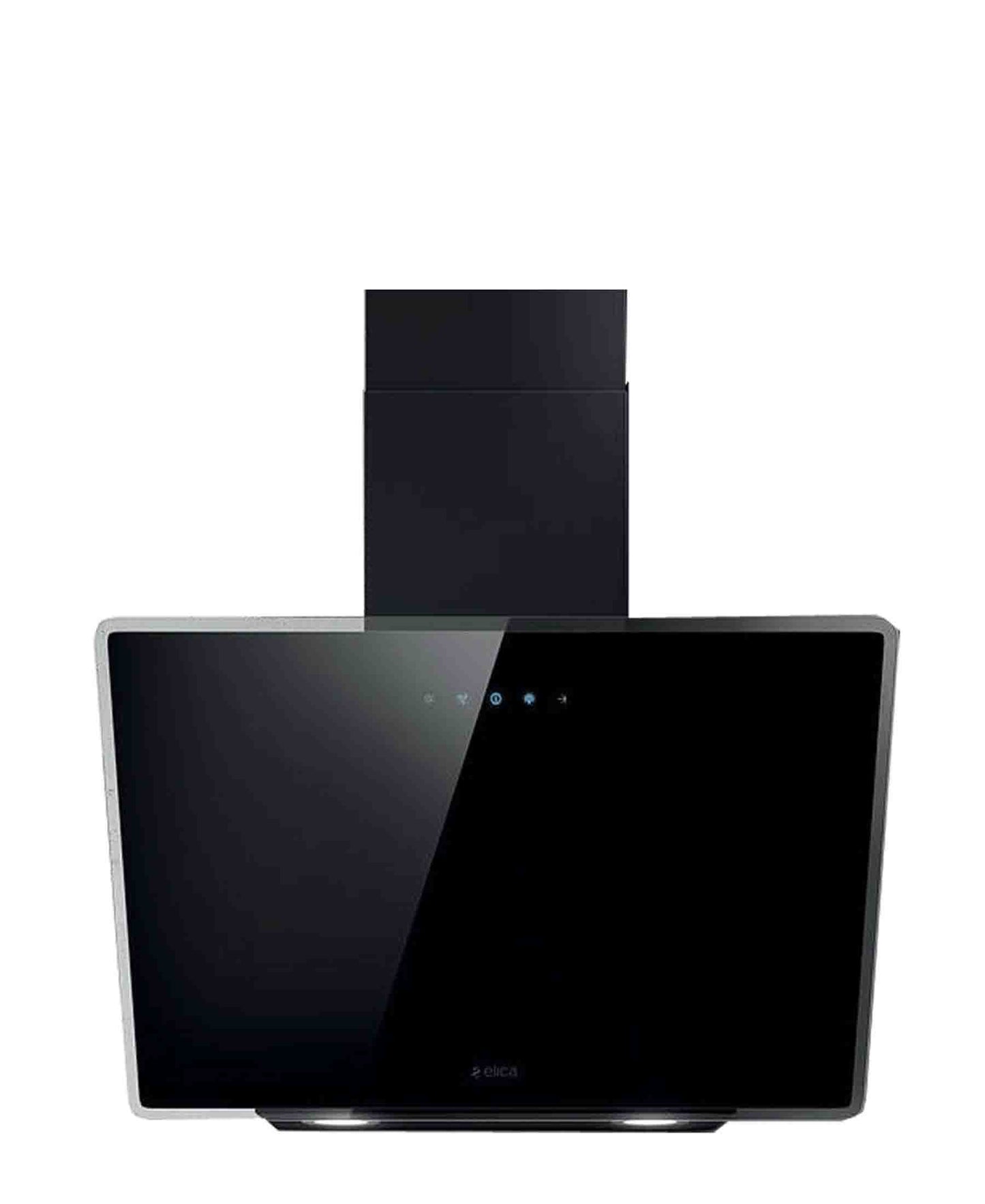 Elica 60cm Vertical Glass Cooker Hood - Black