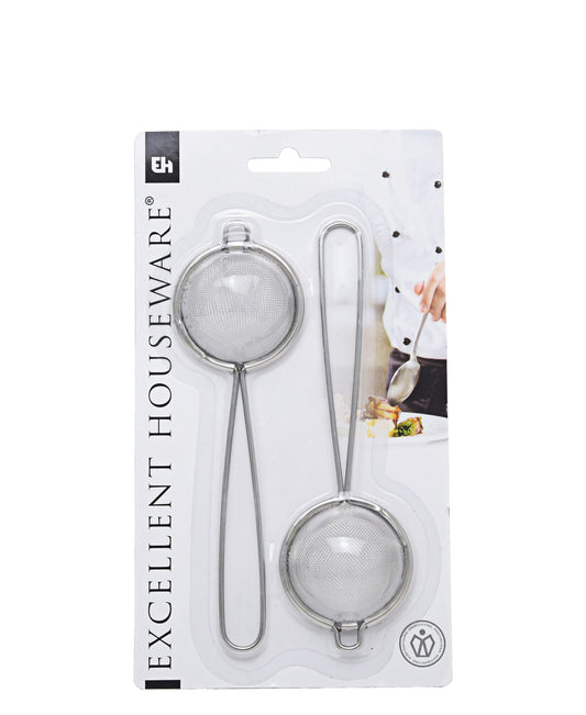 Excellent Houseware 2 Piece Strainer Set