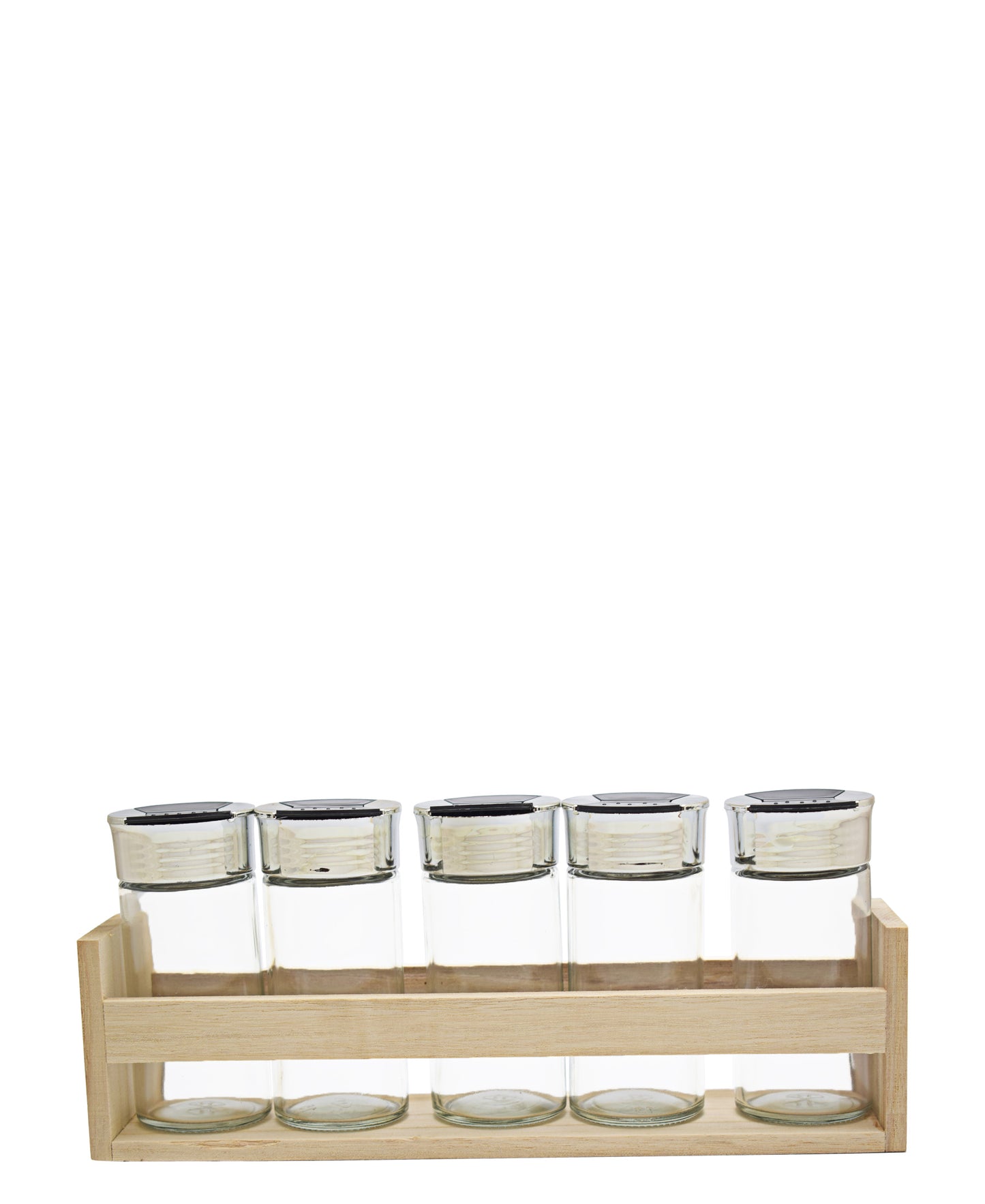 Excellent Houseware 6 Piece Spice Rack - Oak