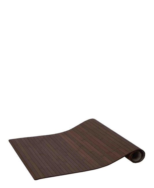 Excellent Houseware Anti Slip Bamboo Mat - Dark Brown