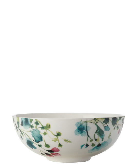 Maxwell & Williams Primavera Coupe Bowl 16cm - White With Print