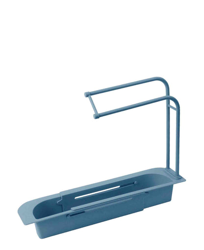 Fine Living Telescopic Storage Drainage Basket - Blue