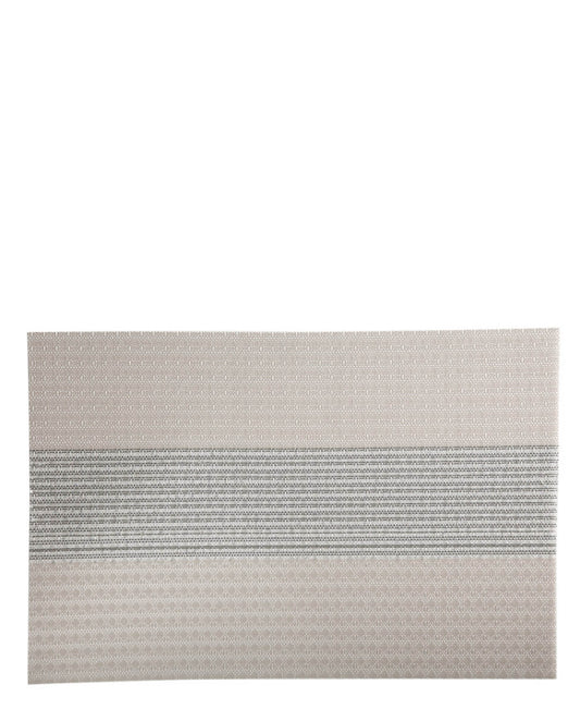 Maxwell & Williams Accent 45cm Taupe Stripe Placemat 6 Piece - Cream