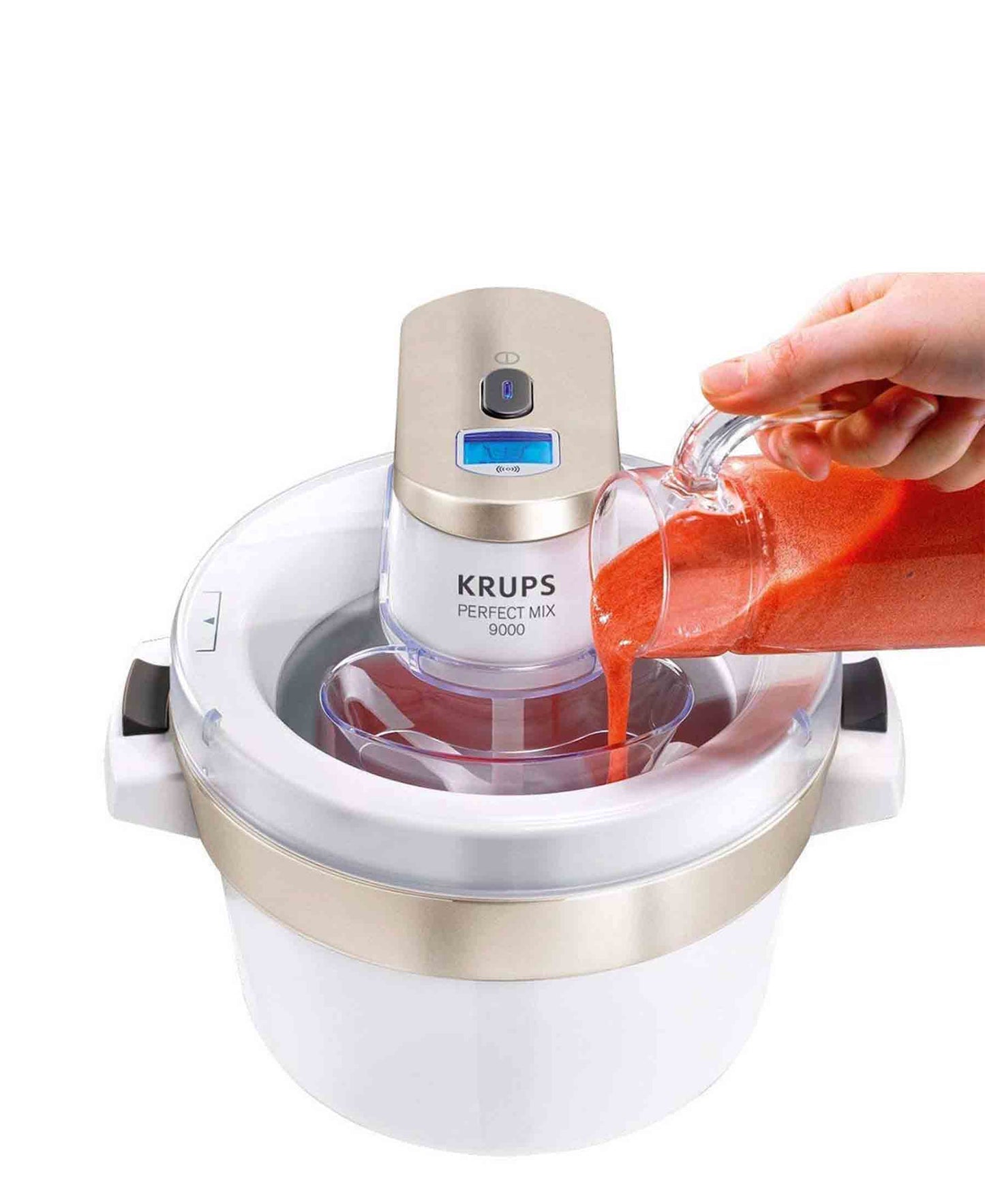 Krups 1.6L Digital Ice Cream Maker - White