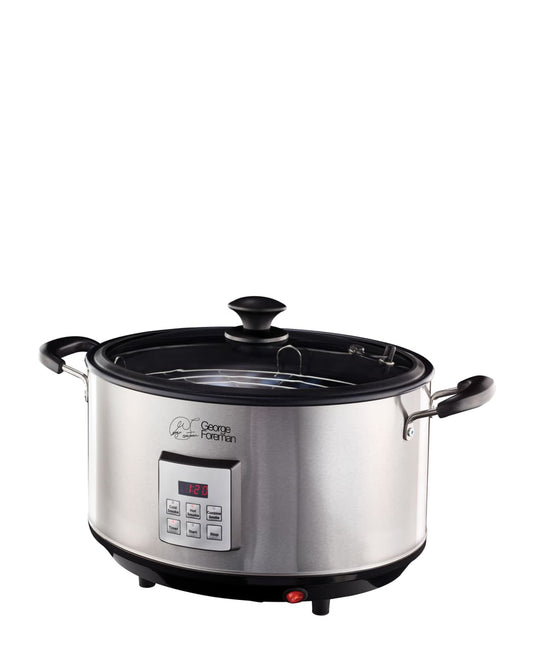 George Foreman 9L Roaster & Smoker – Silver