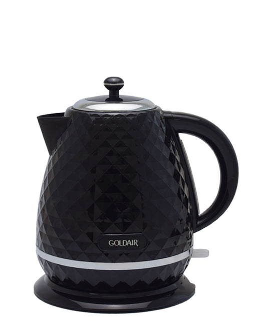 Goldair Diamond Series 1.7L Cordless Kettle - Black