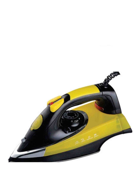 Goldair Dry/Steam/Spray/Surge Iron - Black & Yellow