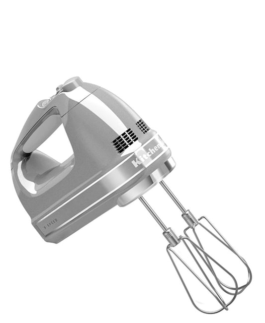 KitchenAid Handmixer 9 Speed - Contour Silver