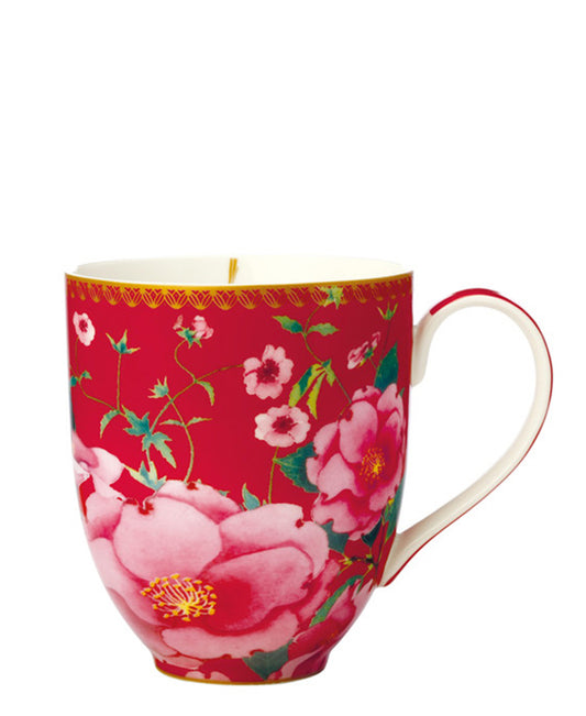 Maxwell & Williams Teas & C's Silk Road 440ml Coupe Mug - Red