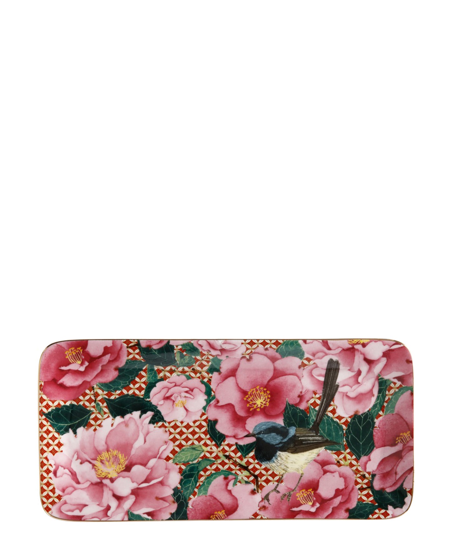 Maxwell & Williams T's and C's Silk Road Rectangular Platter 25 x 12cm - Pink