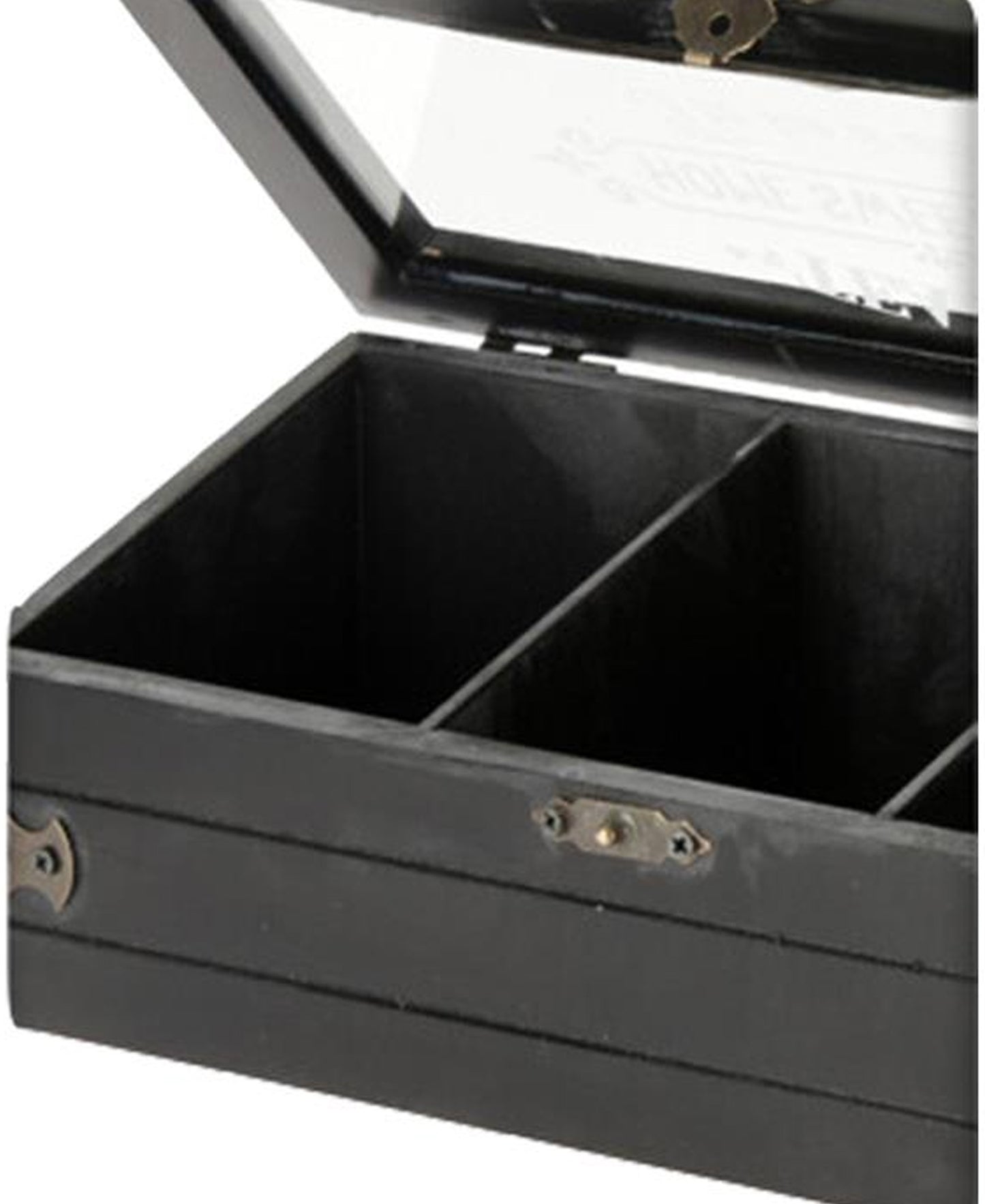 Kitchen Life Wooden Home Sweet Home Tea Box 24cm - Black