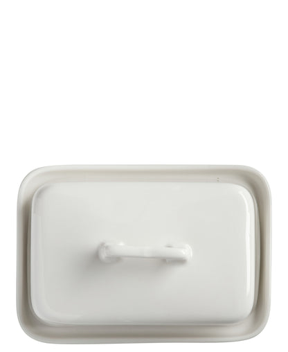 Maxwell & Williams Epicurious Butter Dish - White