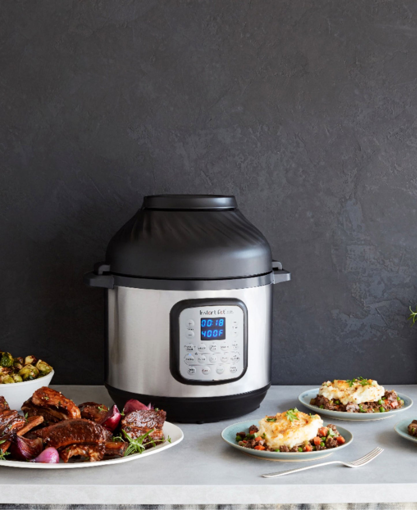 Instant Pot Duo Crisp 11 In 1 Smart Cooker & Airfryer 8L - Silver