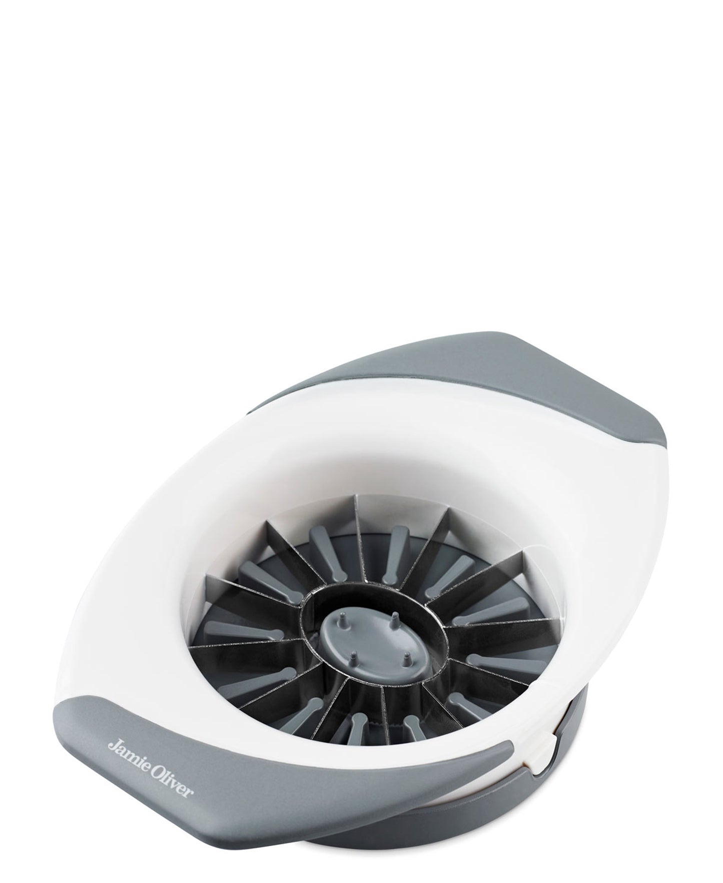 Jamie Oliver Plastic Peach Cutter - White & Grey