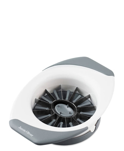Jamie Oliver Plastic Peach Cutter - White & Grey