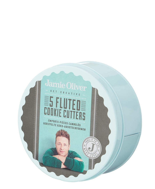 Jamie Oliver Fluted 5 Piece Cooker Cutter - Blue