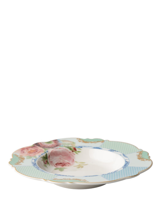 Jenna Clifford Italian Rose 23cm Pasta Bowl - White