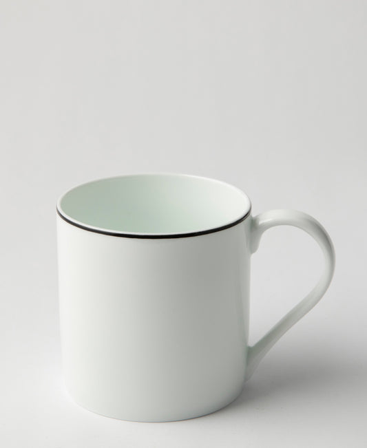 Jenna Clifford 300ml Mug With Black Band - White