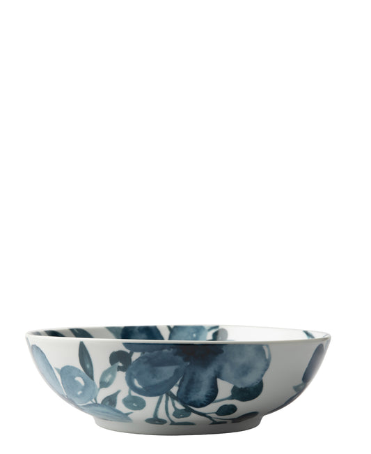 Jenna Clifford Blue Floral 23cm Salad Bowl - White & Blue