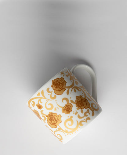Jenna Clifford Milk & Honey Coffee Mug 300ml - White & Gold