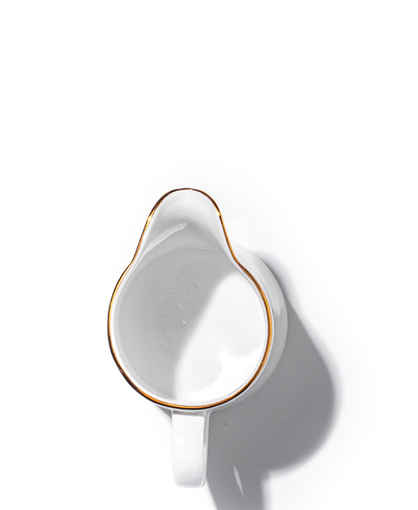 Jenna Clifford 200ML Gold Rimmed Creamer - White