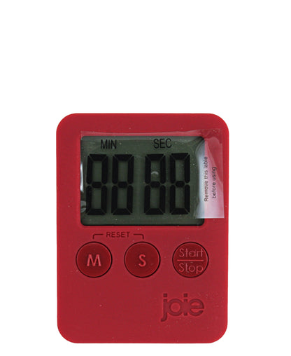 Joie Msc Digital Kitchen Timer - Red