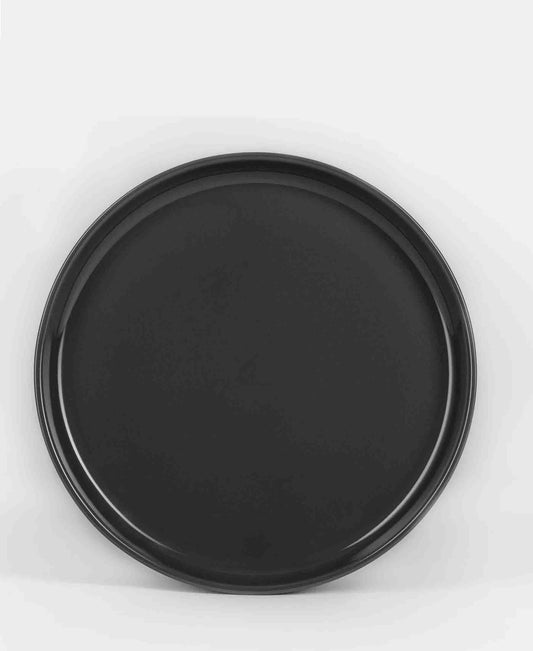 Jenna Clifford Flat Stackable Side Plate - Dark Grey