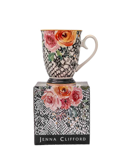 Jenna Clifford Rose Coffee Mug - Peach