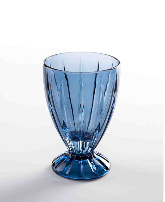 Jenna Clifford Water Goblet Set of 4 - Blue