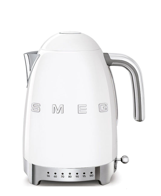 Smeg 50's Style Retro Variable Temperature Kettle - White