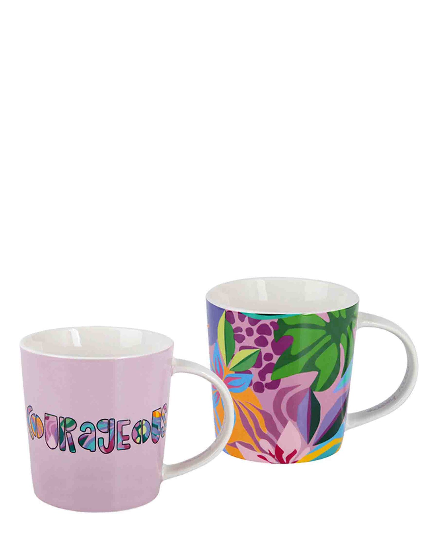 Kasey Rainbow Be Fierce Mug Set of 2 380ML Courageous