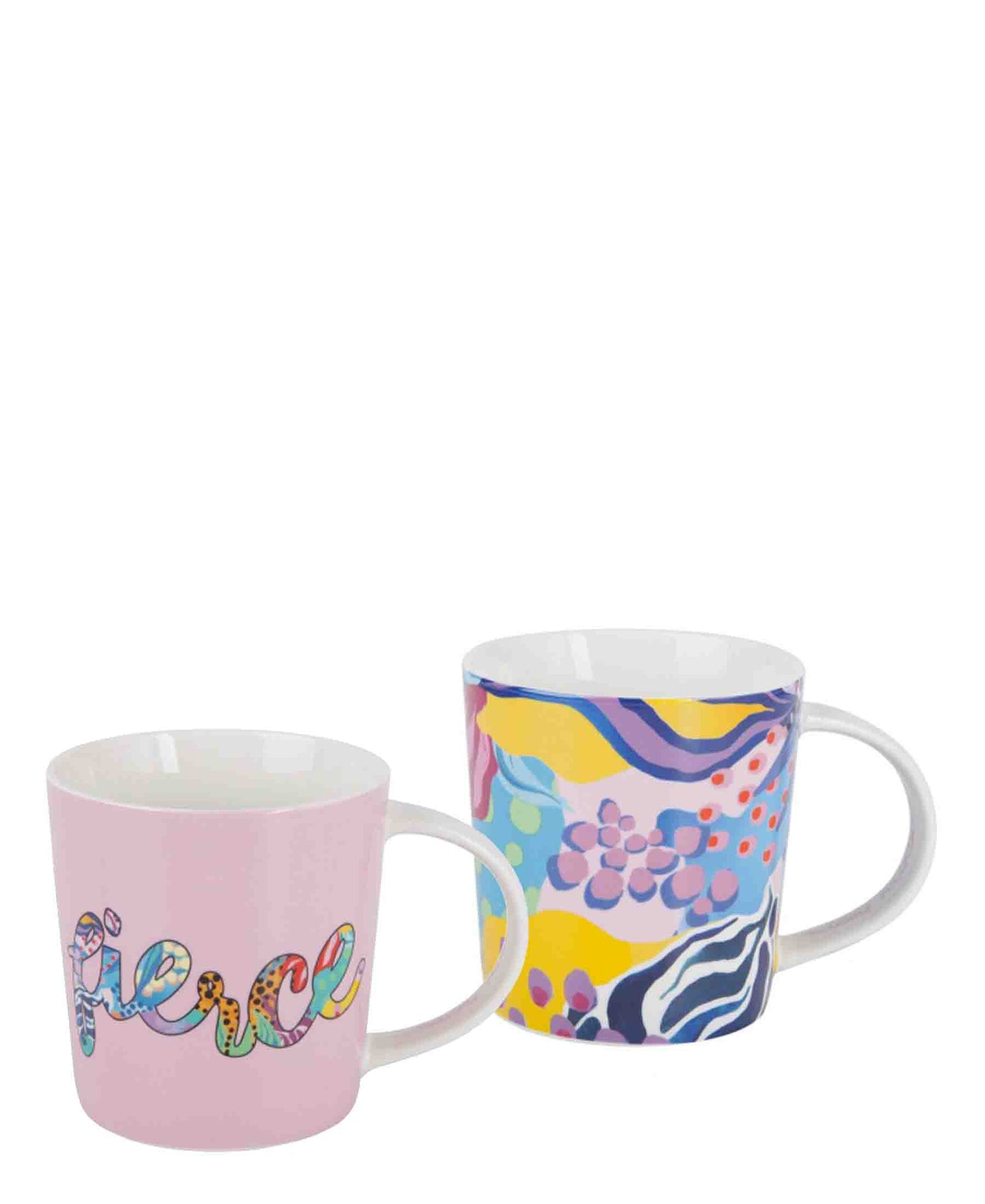 Kasey Rainbow Be Fierce Mug Set of 2 380ML Fierce