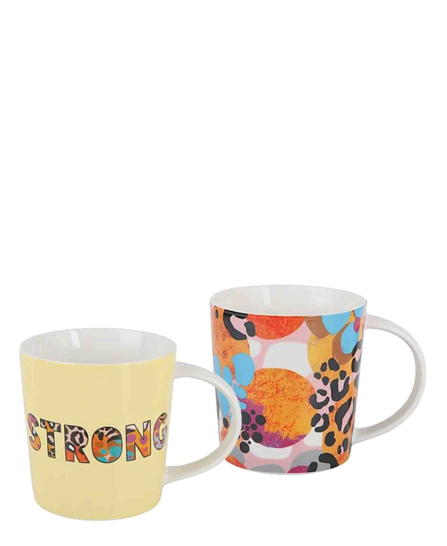 Kasey Rainbow Be Fierce Mug Set of 2 380ML Strong