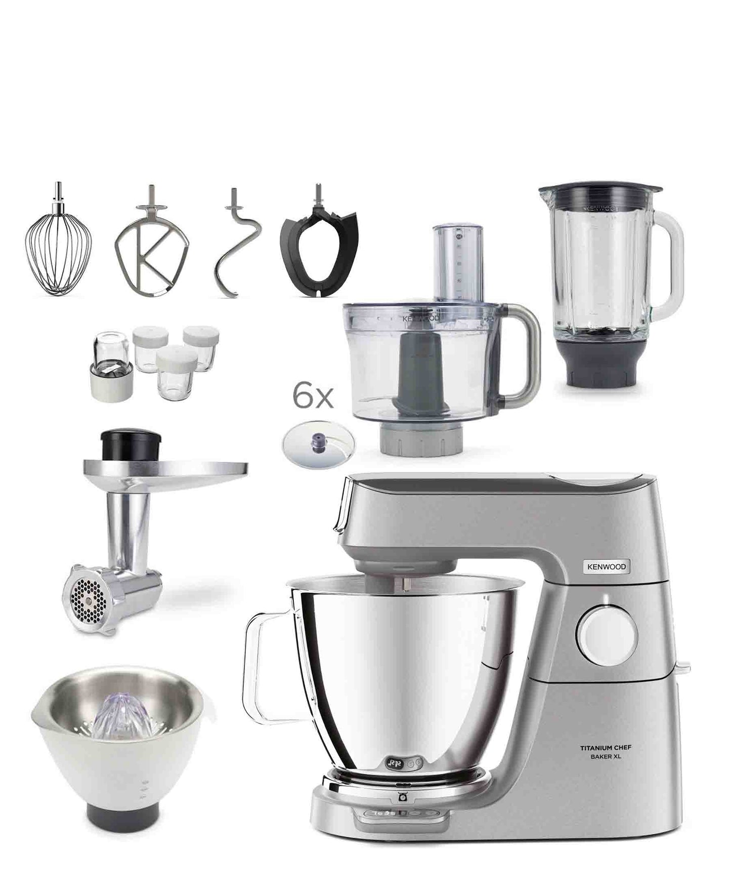 Kenwood Titanium Chef Baker XL 7L - Full Mega Pack