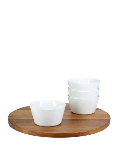 Kitchen Life 4 Piece Ramekin Set - White