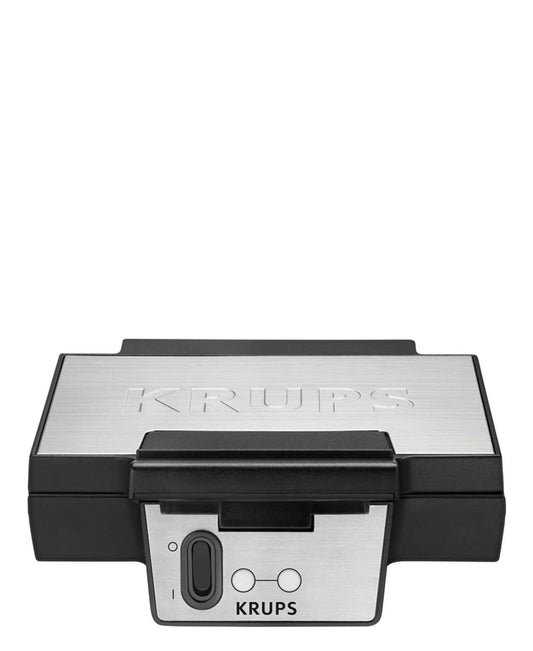 Krups Waffle Maker 850W - Black & Silver