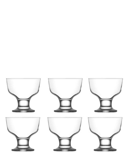 LAV Destina Ice Cream Bowl 6 Piece - Clear