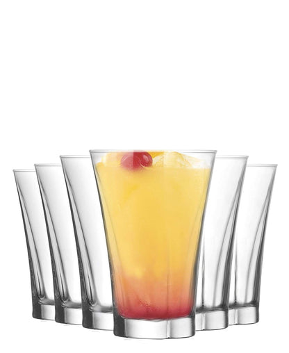 LAV Truva 6 Piece Tumblers - Clear