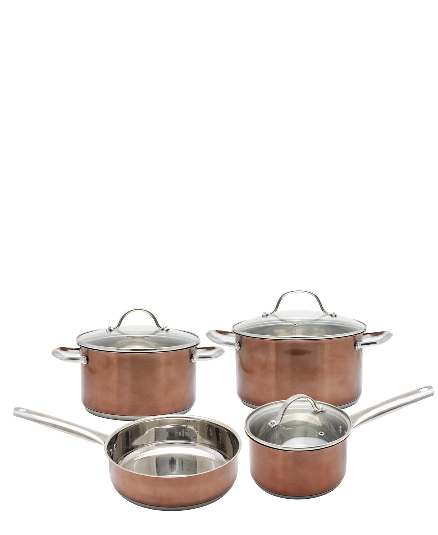 Legend Asia Cookware 7 Piece Set - Rose Gold