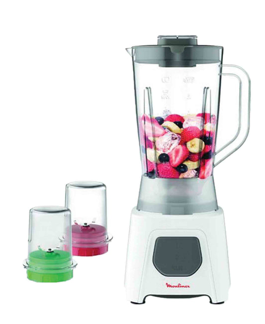 Moulinex Blendeo Blender With Grinder & Chopper - White