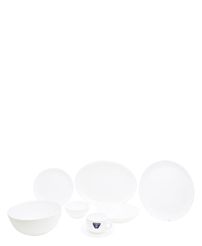 Luminarc Diwali Dinner Set 46 Piece - White