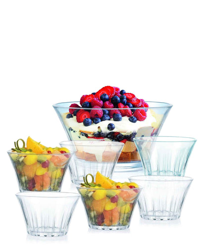 Luminarc Lance 7 Piece Salad Bowl Set - Clear