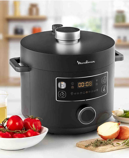 Moulinex Turbo Cuisine Electrical Pressure Cooker 5L- Black