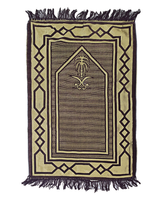 Musallah Prayer Mat - Beige & Brown