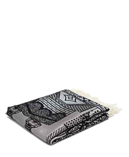 Musallah Prayer Mat - Black & Grey