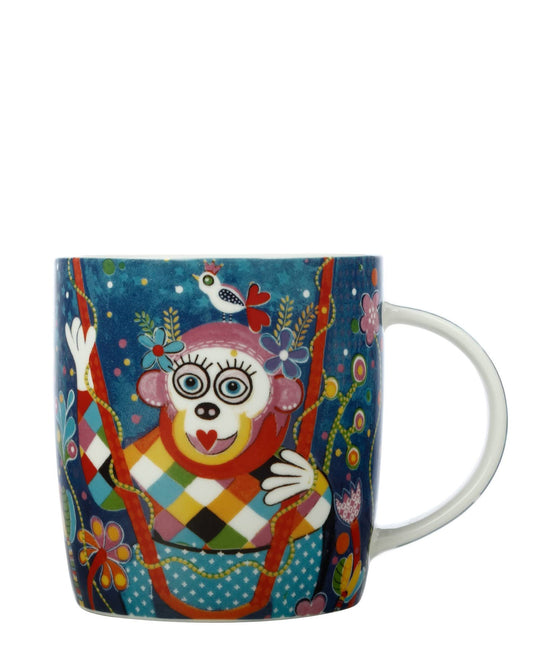 Maxwell & Williams Donna Sharam Rainbow Jungle Mug 370ML - Blue